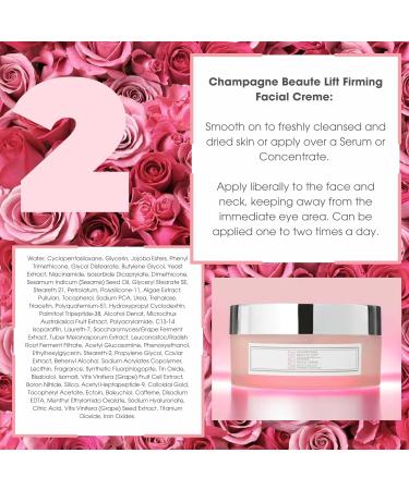 Consult Beaute Champagne Beaute Lift Firming Set Facial Moisture Cream & Renewing Serum for Tightening Lifting & Firming Sagging Skin on Face & Neck International Shipping Available - Buy Online on GoSupps.com