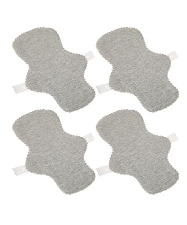 Cloth Panty Liners Water Absorption Reusable Sanitary Pads 4pcs Soft Skin Friendly Professional Healthy for Women(L)