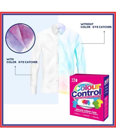 Colour Catcher Laundry Sheets Complete Action Clothes Sheet Dirt Collector Bleed Run Prevention Control Washing Prevent Color Run Protects Brightness Mixed Washes (Pack Of 15) Bullet Points - Buy Online on GoSupps.com