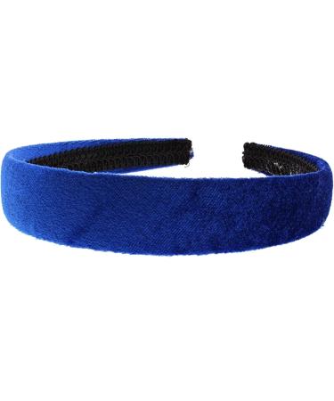Zac's Alter Ego 1 Inch Velvet Aliceband/Hair Band/Headband Royal Blue - Buy Online on GoSupps.com
