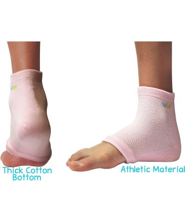 KidSole RX Gel Sports Sock for Kids | Heel Sensitivity & Plantar Fasciitis Relief | US Kid's Sizes 2-7 (Pink) - Buy Online on GoSupps.com