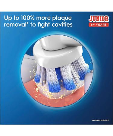 Oral-B Junior Electric Toothbrush - Green, Pack of 1 - Buy Online on GoSupps.com