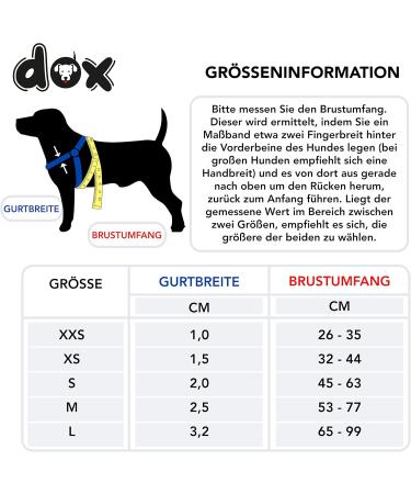 DDOXX Nylon Step-In Dog Harness - Adjustable XS Puppy Harness (Blue) - Perfect Fit for All Sizes - 1.0 x 32-44 cm - International Shipping Available - Buy Online on GoSupps.com