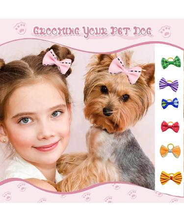 15 Pcs Dog Bows Pet Hair Bows Grooming Headdress Accessories Topknot Bow Tie Puppy Rubber for Long Hair Pets Dogs Cats Puppies Kitten(Mix Colors Varies Patterns) - Buy Online on GoSupps.com