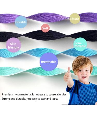 Kids AirTag Bracelet 2 Pack - Purple & Black | Adjustable Anti-Lost Wristband for Apple AirTag | Toddler Air Tag Holder - Buy Online on GoSupps.com