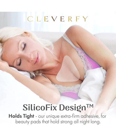 Cleverfy Silicone V-Shape Chest Wrinkle Pads (2 Pack) - Anti Wrinkle Decollete Pad for Chest Wrinkle Prevention and Smoother Skin - Buy Online on GoSupps.com