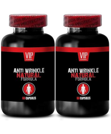 Anti-Wrinkle Complex - Green Tea Leaf L-Glutathione Skin Bright Formula Niacin Skin Texture Renewal Vitamin A Hydrolyzed Collagen Firming Complex Grape Seed Glow Renewal Turmeric Root 3Bot - Buy Online on GoSupps.com