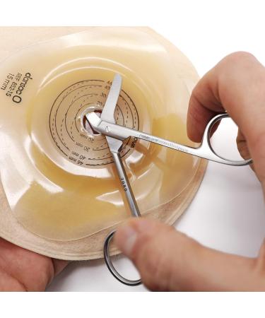 REMOS Stainless Steel Stoma Scissors for Precise Stoma Base Plate Cutting - Buy Online on GoSupps.com
