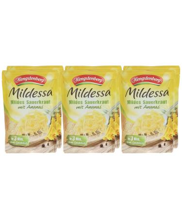 Buy Hengstenberg Mildessa Mild Sauerkraut with Pineapple - 6x400g | International Shipping Available - Buy Online on GoSupps.com