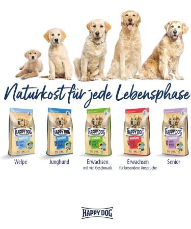 Happy Dog Premium NaturCroq Grain-Free Dog Food 4 kg - Healthy Nutrition for All Breeds - Buy Online on GoSupps.com