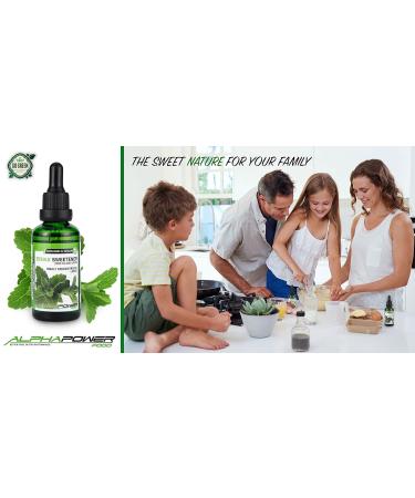 Alphapower Food Stevia Drops - Sugar-Free Honey Melon Flavor | 100% Natural Aroma & Sweetener for Water Muesli Desserts Smoothies | 50ml - Buy Online on GoSupps.com