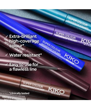 KIKO Milano Super Colour Waterproof Eyeliner 02 - High Coverage Gold Liquid Eyeliner for Long-Lasting Color | International Shipping Available - Buy Online on GoSupps.com