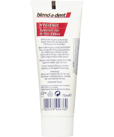 Blend-a-dent Hygienic Special Cleansing Cream 75ml - Effective Denture Care for Optimal Hygiene | International Shipping Available - Buy Online on GoSupps.com