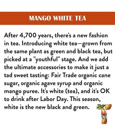 Honest Tea Mango Acai White Organic Tea - 59 Fl Oz | Refreshing & Natural - Buy Online on GoSupps.com