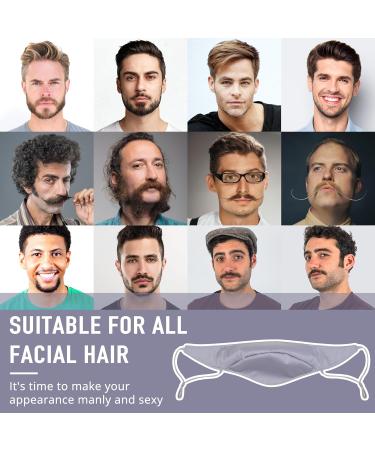 Leekalos Castor Oil Wrap Kit | Mustache Growth & Maintenance | Adjustable Organic & Reusable - Buy Online on GoSupps.com