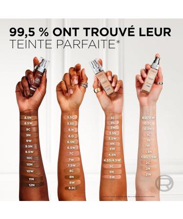  L'Oreal Paris L'Or al Paris True Match Foundation - 11N - Natural Coverage Foundation with Hyaluronic Acid and SPF 16 - 30 ml - Vegan - Buy Online on GoSupps.com