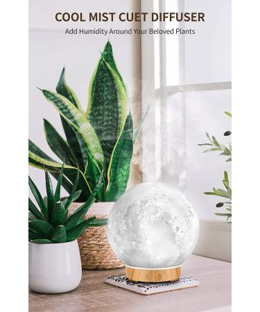MEIDI Essential Oil Diffuser - Remote Controlled Aromatherapy Moon Lamp with Cool Mist Humidifier - Buy Online on GoSupps.com