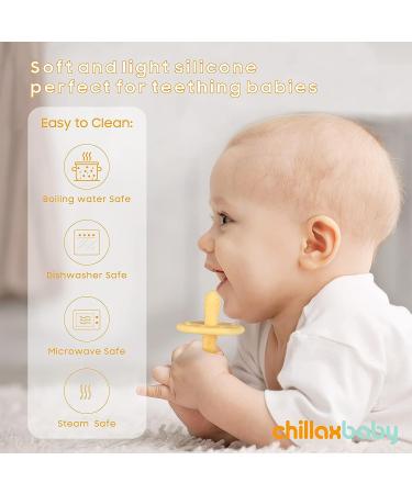 Chillax Teether Toys - Soothing Relief for Baby Teething - Non-BPA Silicone Teethers for Infants 3+ Months - Dishwasher-Safe - Buy Online on GoSupps.com