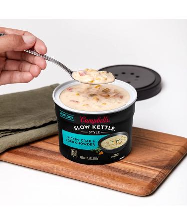 Campbell's Slow Kettle Style Kickin Crab and Corn Chowder 15.5 oz Bowl - Buy Online on GoSupps.com