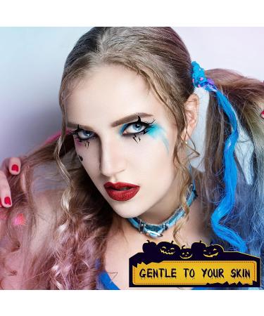 12 Pairs Black Fabric Eye Shadow Tattoo Sticker | Reusable Eye Liner Party & Stage Makeup Tool - Buy Online on GoSupps.com