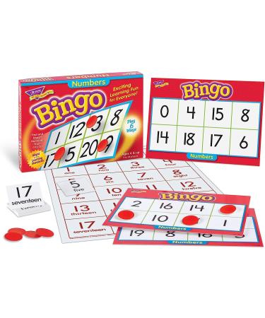 TREND Numbers Bingo Game: 6 Ways to Play | For Classroom & Home | Ages 4+ | 2-36 Players - Buy Online on GoSupps.com