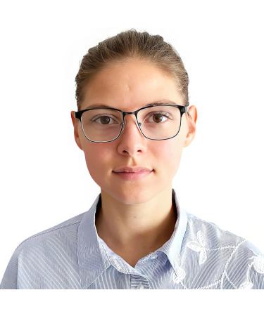 Vintage Mini Blue Light Filter Glasses for Men & Women | 1.5 Diopters | Free Case & Metal Frame - Buy Online on GoSupps.com