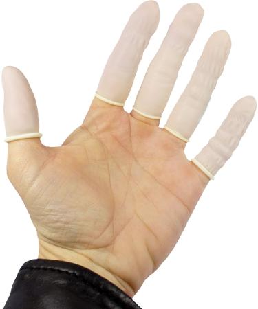 Romed Powdered Latex Finger Cots - Size M (100 Pieces) | Perfect for Hygiene & Dexterity | Shop Internationally - Buy Online on GoSupps.com