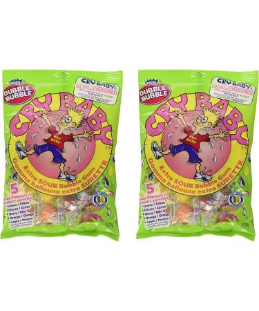 Cry Baby Extra Sour Bubble Gum Bundle. Includes (1) Packages of Dubble Bubble Cry Baby Extra Sour Bubble Gum (113g per package) with BIG MAPLE Trivia Cards to Enjoy with your Gum Snack. - Buy Online on GoSupps.com
