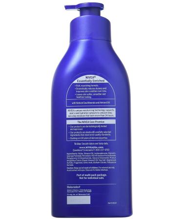 Nivea Essentially Enrich Lotion 21 fl oz - Hydrating Body Moisturizer - Buy Online on GoSupps.com