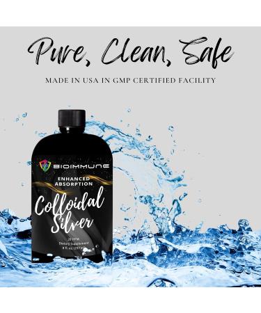 Colloidal Silver Immune Support | 99.999% Pure Silver Hydrosol | 3rd Party Verified | Made in USA - Buy Online on GoSupps.com