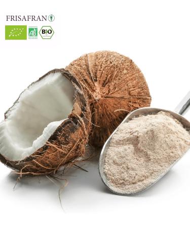 FRISAFRAN | Organic Coconut Flour Powder 500g | Sugar Free | Gluten Free Flour | Low Carb | 100% Vegan - Buy Online on GoSupps.com