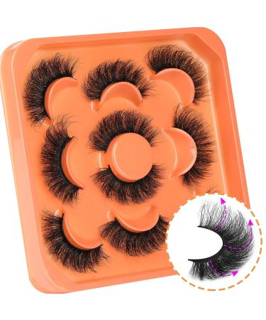Winifred M02 3D Fluffy Mink Lashes - 18mm Full Volume False Eyelashes (5 Pairs) - Buy Online on GoSupps.com