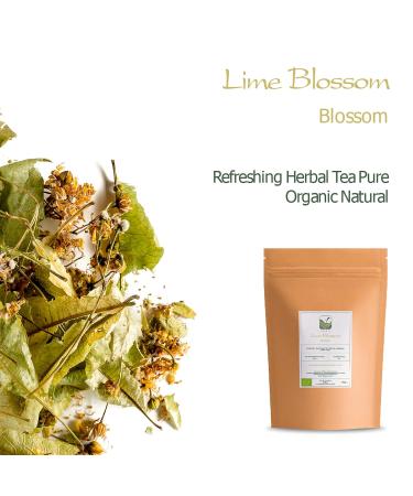 Linden Blossom Organic Tea - 50g Tilia Flowers for Relaxation | Premium Linden Tea (Lindenbetetee Tila Tea) - Buy Online on GoSupps.com