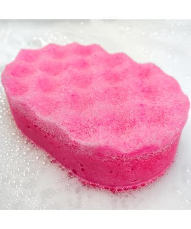 Paradoxal Exfoliating Soap Sponge - 250g - Moisturising Shea Butter - Perfume Scent - Vegan Friendly - Puddle of Wax - Made in the UK
