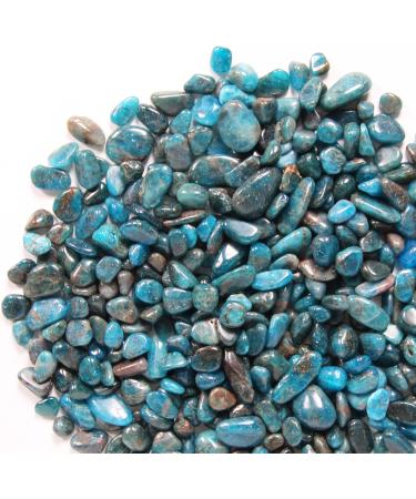Buy Orienttrea Blue Apatit Drum Stones - 500g Healing Gemstones in Gift Box | Premium Mini Chips for Energy & Chakra Healing - Buy Online on GoSupps.com