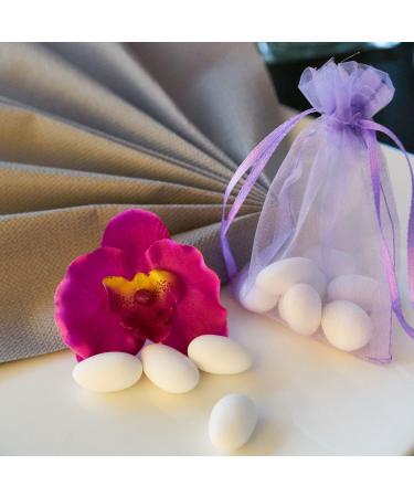 1kg Chocolate Cards Dragees Mix Weiss-Purple Gloss | Guardian Wedding Baptism & Communion | Alternative to Chocolate Dragees for Candy Bars - Buy Online on GoSupps.com