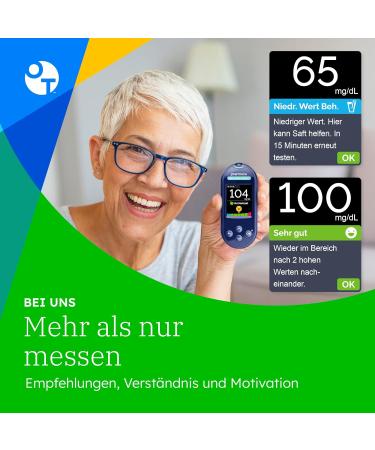 Onetouch Ultra Plus Reflect Blood Sugar Meter | Diabetes Test Set with 10 Test Strips Lancets & Accessories | Accurate MG/DL Measurement - Buy Online on GoSupps.com