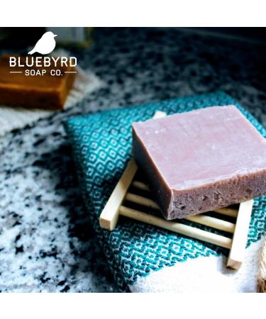 BLUEBYRD 100% Natural Black Currant & Vanilla Soap Bar - Vegan Paraben-Free Moisturizer for Sensitive Skin | Organic Oils & Natural Fragrance - Buy Online on GoSupps.com