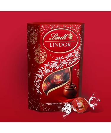 Lindt - Lindor Christmas Edition Milk Cornet - 200 g Pack of 2 - Buy Online on GoSupps.com