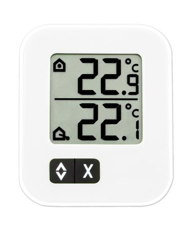 TFA Dostmann Digital Max-Min Thermometer two temperatures measurable L 57 x W 13 (33) x H 69 mm White - Buy Online on GoSupps.com