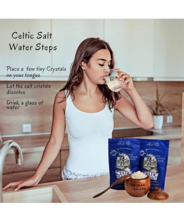 Celtic Salt Cellar bundle with Celtic sea Salt Organic 2PK of 1/2lb Coarse Salt Seasoning Salt Curing Salt for meat Kosher Salt for Pickles Real Salt including Calcium magnesium potassium supplement - Buy Online on GoSupps.com