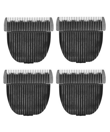 Plawee 4X High Quality Black Ceramic Titanium Knife Pet Dog Hair Trimmer Blade Clipper Head for P2 P3 P6 P9 S1