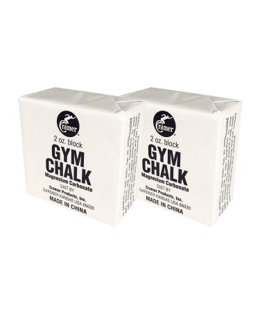 Cramer Gym Chalk Block, Magnesium Carbonate for Better Grip in Gymnastics, Weightlifting, Power Lifting, Pole Fitness, & Rock Climbing, 4 oz.
