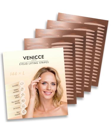 Venicce Love Invisible Eyelid Strips - No Surgery - Natural Strips for Shiny Eyes - Gentle on the Skin and Effective Against