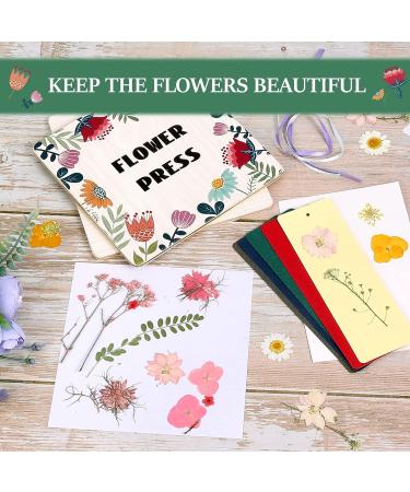 Aboofx Kids' Flower Press Kit - 4-Layer 6x6 Inch Wooden Leaf Press - Nature Art and Crafts DIY Kits for Girls & Boys - Creative Outdoor Play Learning Toy - Buy Online on GoSupps.com