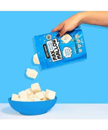 Know Brainer Max Mallow Classic Vanilla | Guilt-Free Zero Sugar Marshmallows | Keto & Gluten-Free | Collagen, MCT Oil & Monkfruit | 3-Pack (9.9oz) - Buy Online on GoSupps.com