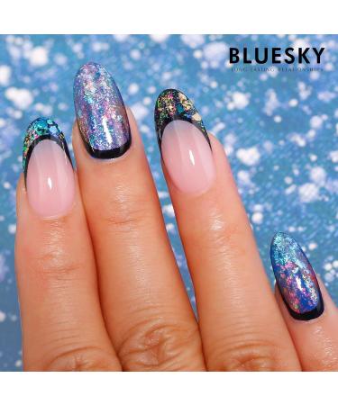 Bluesky Gel Nail Polish Galaxy 04 A Falling Star 10 ml Long Lasting Chip Resistant 10 ml (Requires Drying Under UV LED Lamp) - Buy Online on GoSupps.com