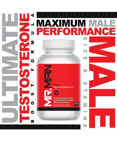 Mr Man Male Enlargement Pills- Size Enhancing Supplement for Men- Add Over 3 in 90 Days- 60 Tablets - Buy Online on GoSupps.com