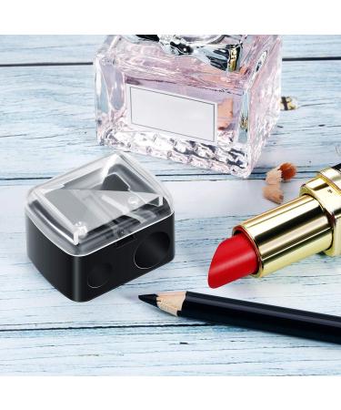 5 Pack Dual Cosmetic Pencil Sharpener for Eye Makeup (Black) - Buy Online on GoSupps.com