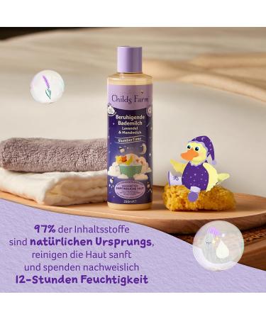 Childs Farm Slumberime Lavender & Moon Milk Bath | Soothing Bubble Bath for Newborns & Kids - Gentle for Sensitive Skin & Eczema - Buy Online on GoSupps.com
